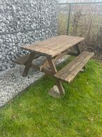 Houten picknickbank, Tuin en Terras, Picknicktafels, Ophalen, Gebruikt, Rechthoekig, Hout