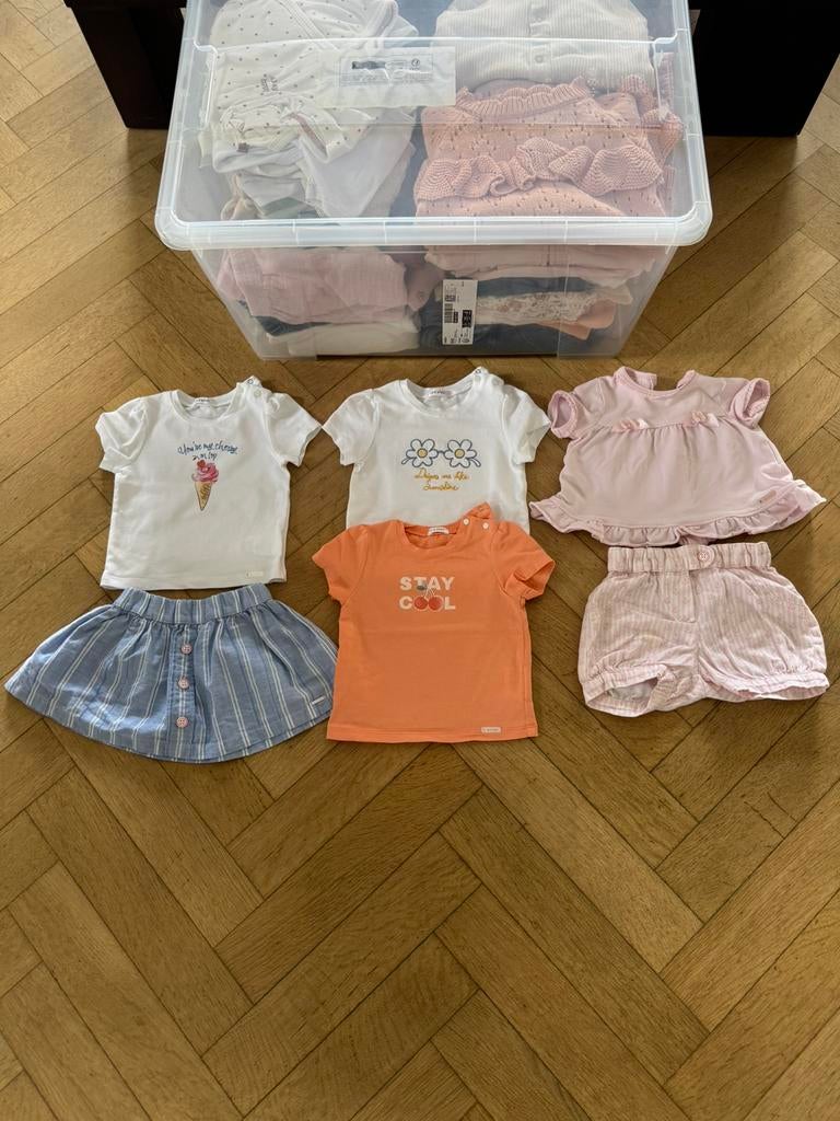 Box meisjeskledij 3 maand / merkkledij / zomer, Ophalen, Zo goed als nieuw, Maat 62