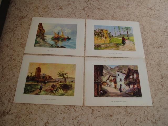 VENTE OU ECHANGE ! Chromos huiles de Chartreux, Collections, Marques & Objets publicitaires, Utilisé, Enlèvement