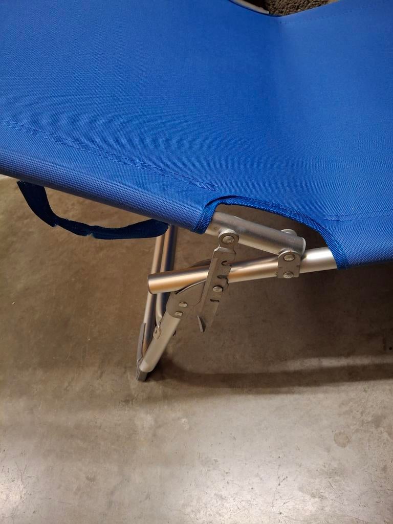 Chaise longue jardin/plage, Enlèvement, Utilisé, Aluminium, Mobile