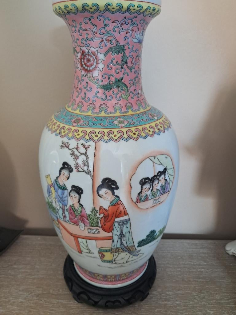 Chinese vaas, Ophalen