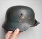 wo2 Luftwaffe M35 DD ET68 helm met M31 binnenwerk 1934, Ophalen of Verzenden, Luchtmacht, Helm of Baret