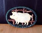 Antieke gietijzeren onderzetter voor dieren 1960-1969, Huis en Inrichting, Ophalen of Verzenden, Zo goed als nieuw, Pot of Pan