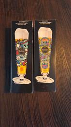Gratis 2 Warsteiner art collection glazen, Verzamelen, Ophalen, Nieuw, Bierglas