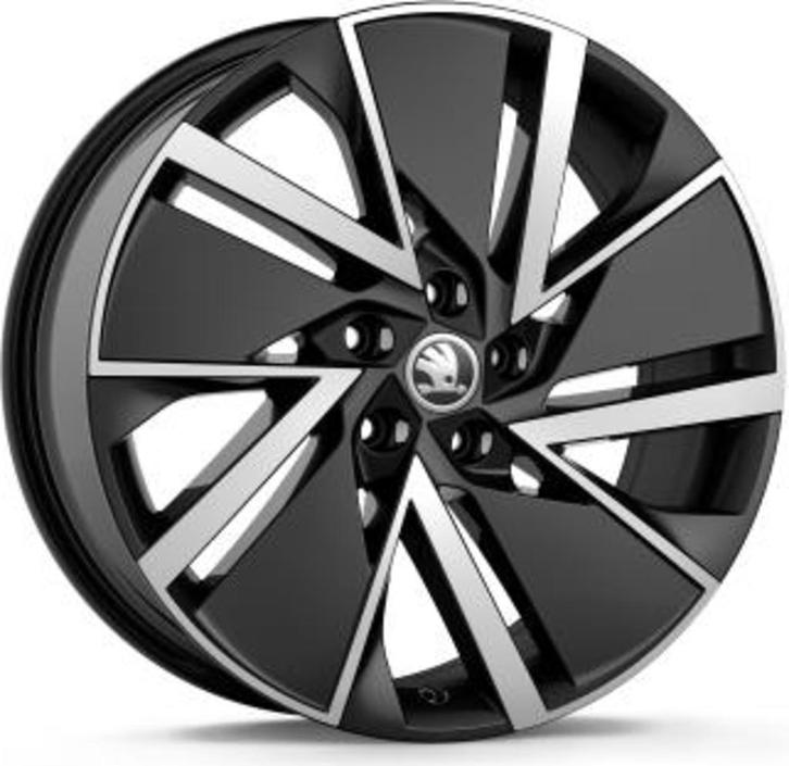 Skoda Vega Aero 19″ aluminium velgen, Auto-onderdelen, Banden en Velgen, Banden en Velgen, All Season, 19 inch, 235 mm, Personenwagen