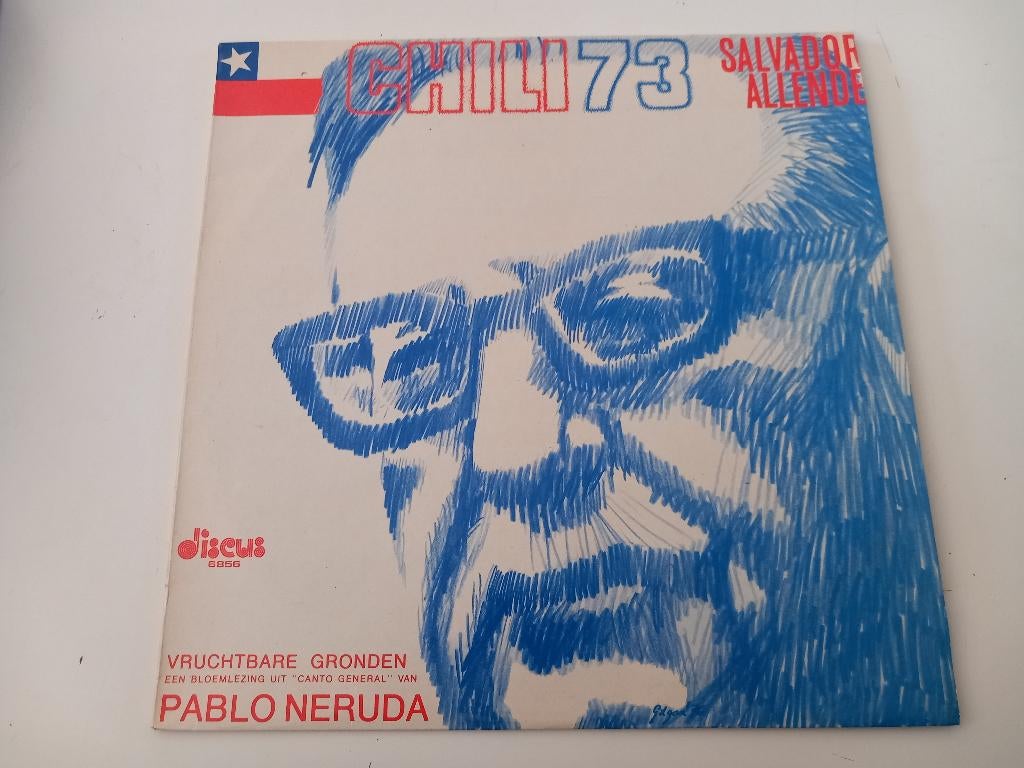 Vinyl LP Salvador Allende Pablo Neruda Politiek Poëzie Chili, Ophalen of Verzenden, 12 inch