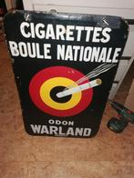 Zeer oud Emaille bord boule nationale, Collections, Marques & Objets publicitaires, Enlèvement ou Envoi