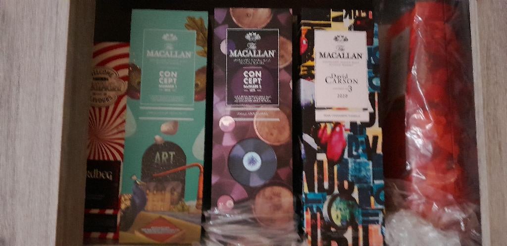Macallan set concept 1 , 2 en 3, Ophalen of Verzenden, Zo goed als nieuw
