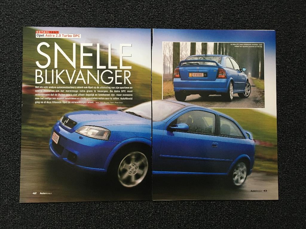 Artikel Opel Astra OPC, Boeken, Ophalen of Verzenden, Zo goed als nieuw, Opel