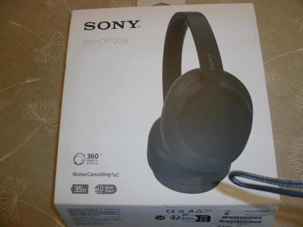NIEUWE Sony hooftelefoon WH-CH720N, Ophalen, Nieuw