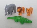 Playmobil 123: Lot van 4 Safari Dieren, Kinderen en Baby's, Ophalen of Verzenden, Gebruikt