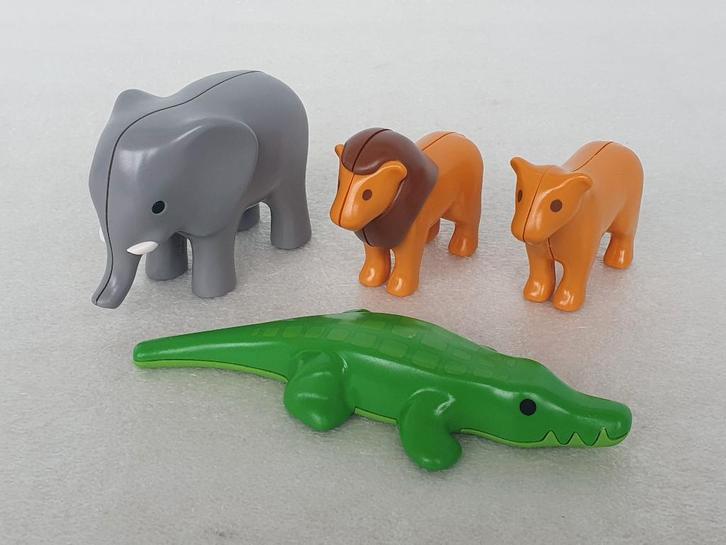 Playmobil 123: Lot van 4 Safari Dieren, Kinderen en Baby's, Speelgoed | Playmobil, Gebruikt, Ophalen of Verzenden