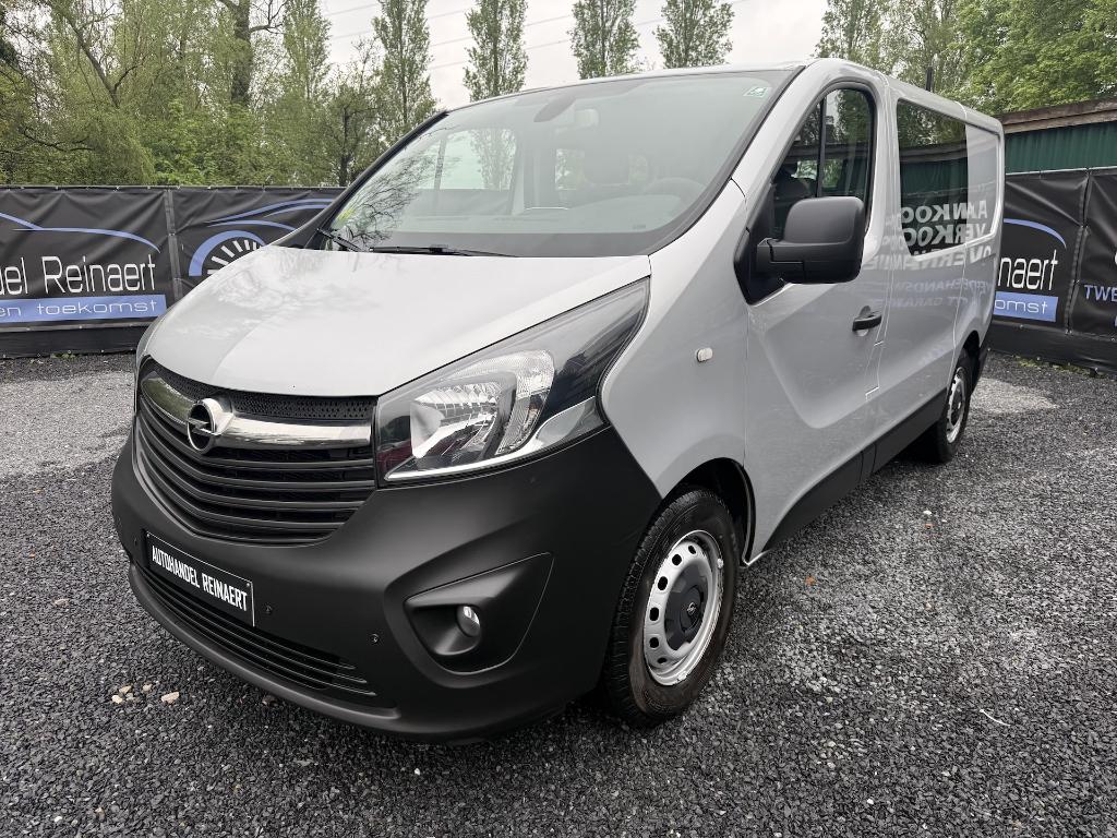 Opel Vivaro 1.6CDTi, 2015, 136.000km, Airco, Dubbel Cabine,, Auto's, Bedrijf, Onderhoudsboekje, Te koop, ABS