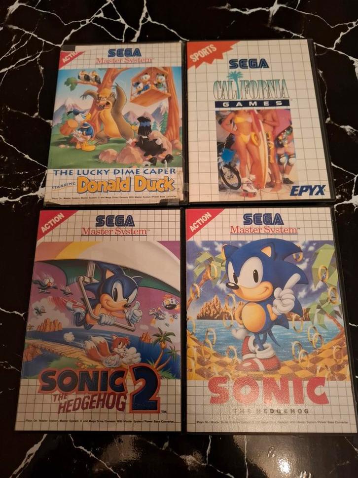 4 jeux Sega Master System en boîte !, Consoles de jeu & Jeux vidéo, Jeux | Sega, Master System, Enlèvement ou Envoi