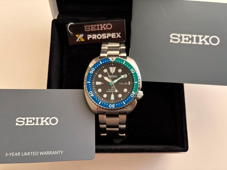 NIEUWE Seiko Prospex duikhorloge garantie full set, Handtassen en Accessoires, Horloges | Heren, Nieuw, Polshorloge, Seiko, Staal