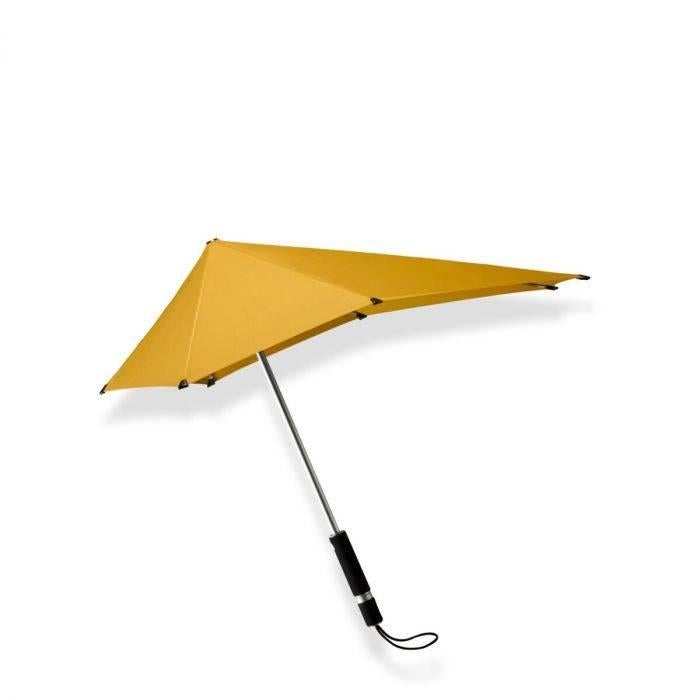 Senz Storm-paraplu tegen windsnelheden tot 100 km/u, Handtassen en Accessoires, Paraplu's, Nieuw, Geel, Ophalen