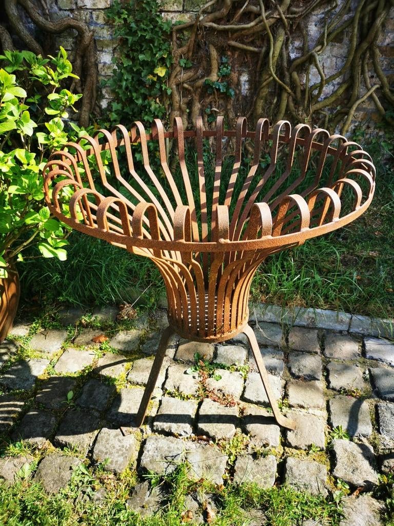 Grote vuurkorf, Ophalen, Vuurkorf