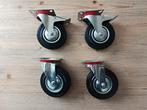 Lot de 4 roulettes pivotantes 125mm, Enlèvement, Utilisé