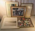 5 Leuke Vergulde Fotolijsten - 38x30, Enlèvement ou Envoi