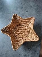 Corbeille dorée en forme d'étoile, Enlèvement ou Envoi, Osier, Comme neuf, Panier