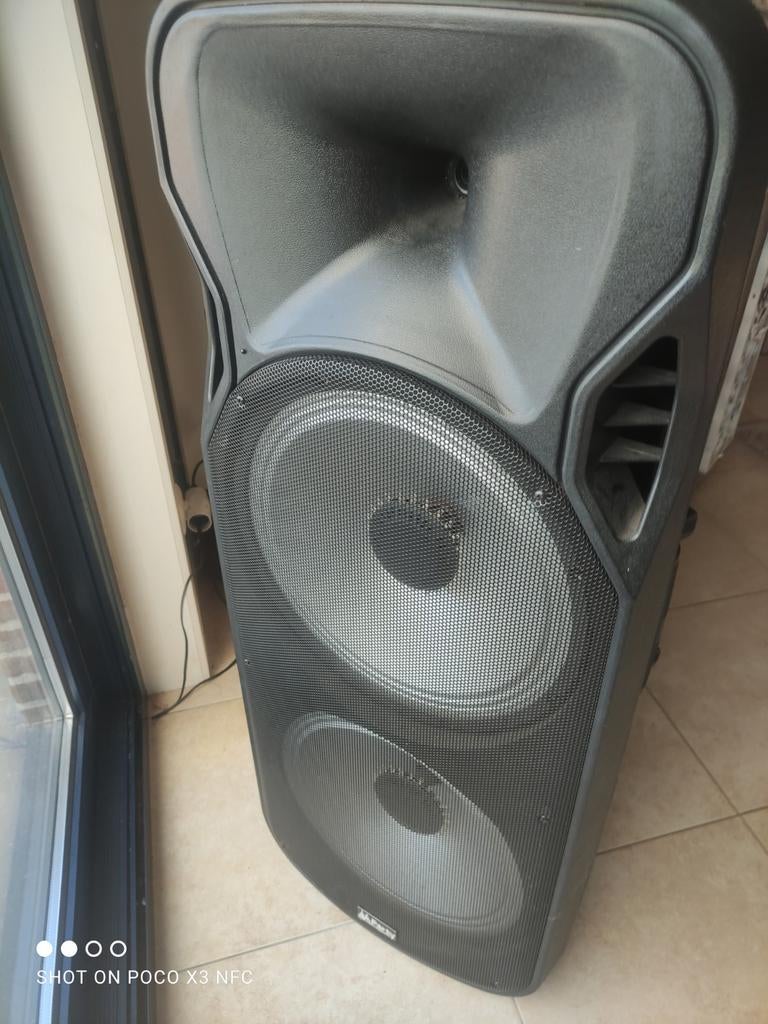 Partybox500w met mic .radio.usb .lineout, Ophalen of Verzenden