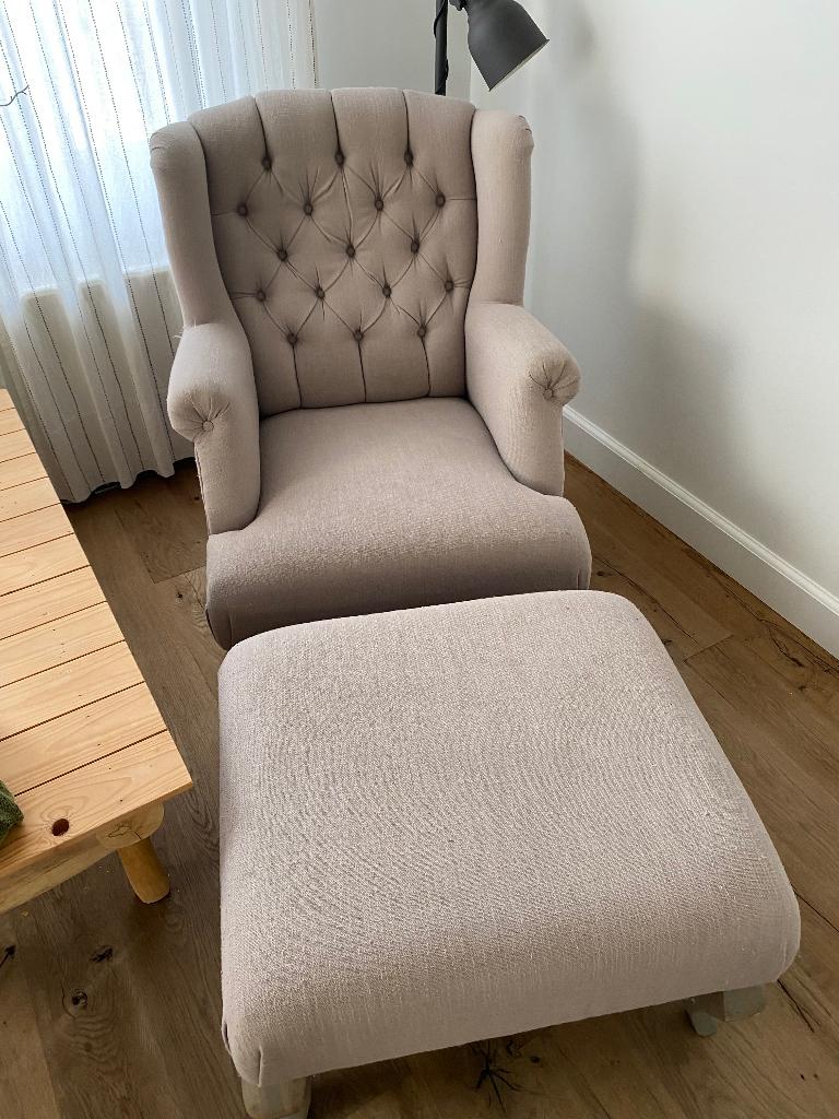 Fauteuil avec repose pieds, 75 à 100 cm, Enlèvement, Utilisé, 75 à 100 cm