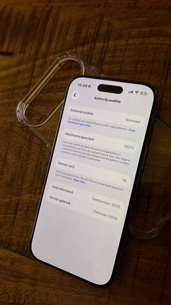 Iphone 17 air baby bleu 256gb met doos & alle toebehoren, Enlèvement, Comme neuf