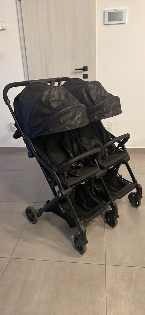 Poussette double prémaman + Habillage pluie, Ophalen, Nieuw, Kinderwagen