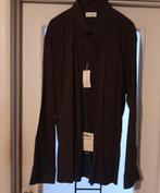 Chemise gris foncé lignée XL slim fit NEUF, Kleding | Heren, Overhemden, Ophalen of Verzenden, Nieuw, Grijs, Halswijdte 43/44 (XL)
