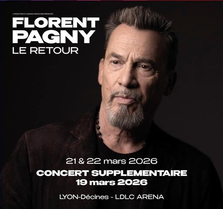 Florent Pagny : Cat 1 (Bloc 009) - LDLC Arena Lyon - Samedi, Tickets & Billets, Concerts | Chanson française, Mars