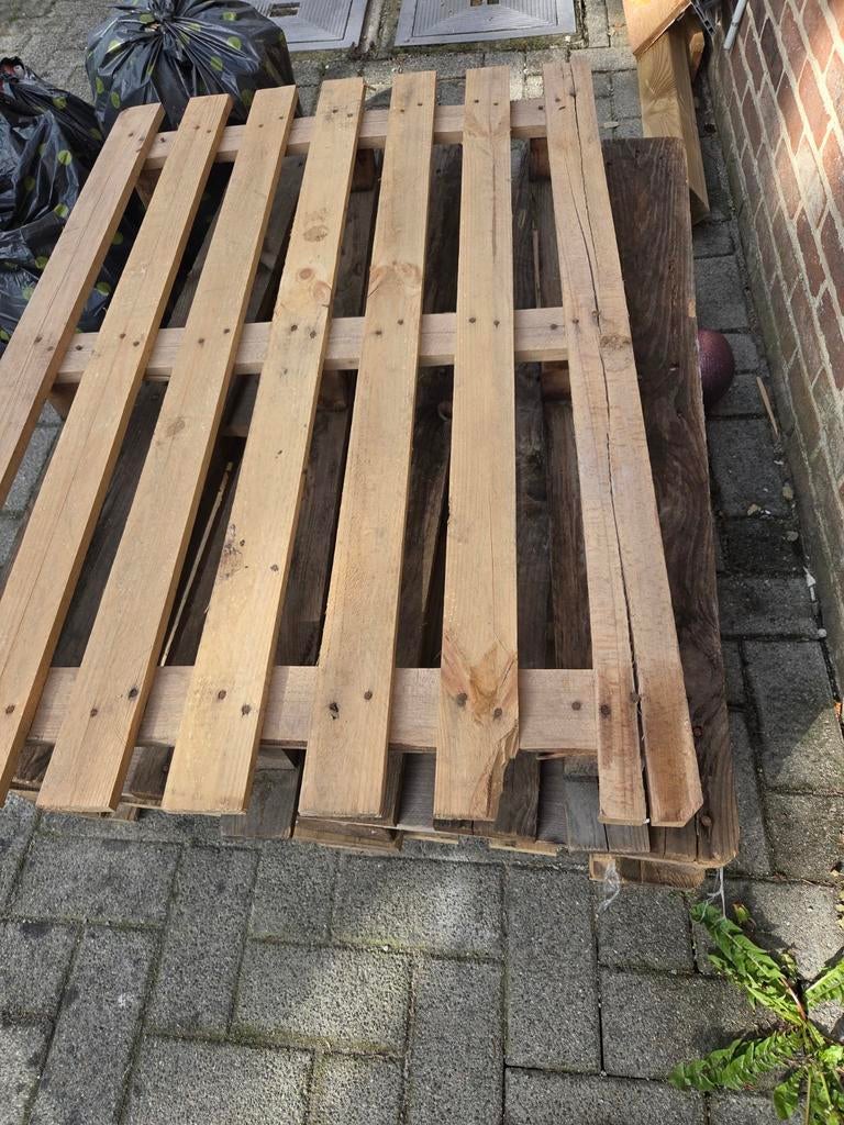 4 palletten gratis, Ophalen