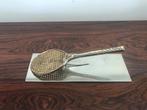 Retro vintage knijper tennis tennisracket zilver goud kleur, Verzamelen, Ophalen of Verzenden