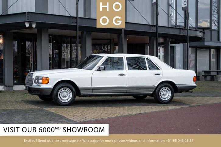 Mercedes-Benz 500-serie 500 SEL W126 (bj 1984, automaat), Auto's, Oldtimers, Bedrijf, Te koop, Lederen bekleding, Mercedes-Benz