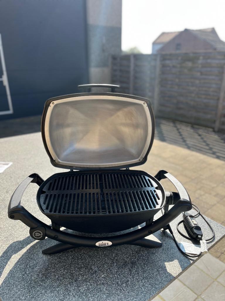 Weber elektrische BBQ Q2400 Dark Grey, Ophalen, Zo goed als nieuw, Weber