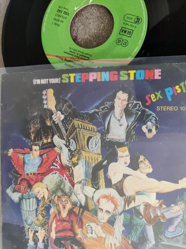 sex pistols (stepping stone, virgin, punk, 102142b1/80M), Ophalen, Single
