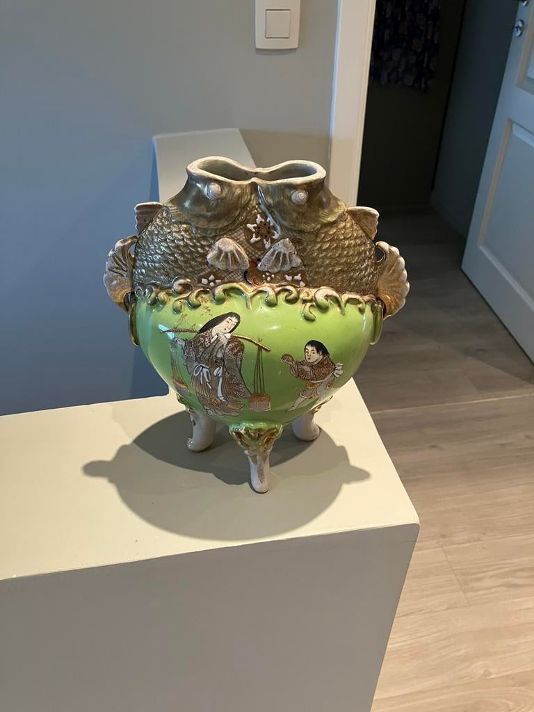 Antiek Japans vaasje, Ophalen