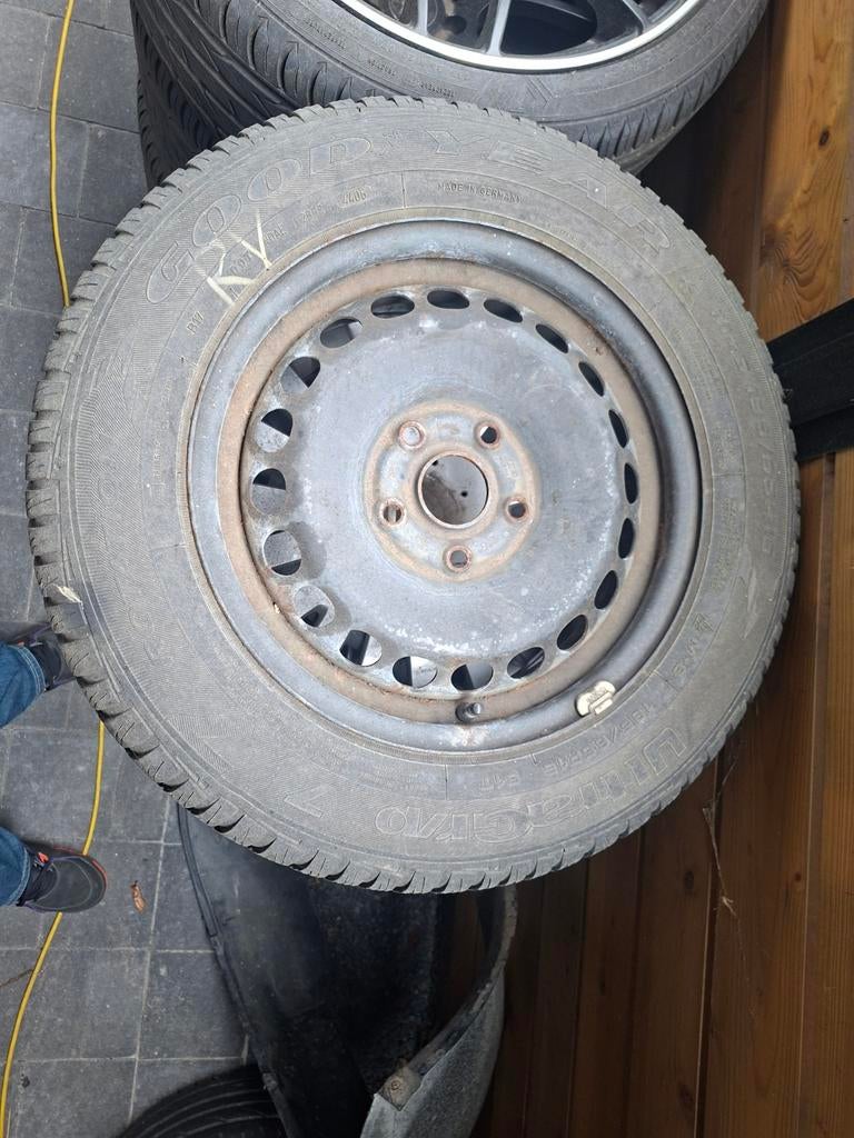 Kit d'hiver en acier pour VW Audi Seat Skoda 5*112 195.65.15, Enlèvement, Utilisé, Seat