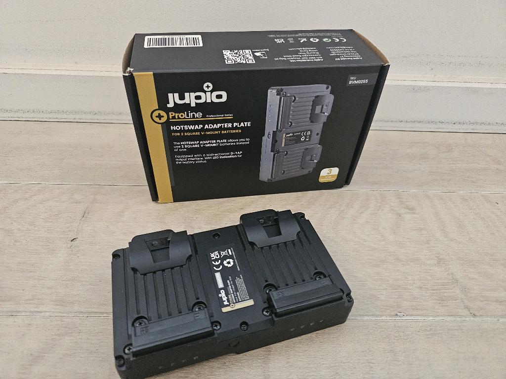 Jupio ProLine Dual V-Mount Hotswap Battery Adapter Plate, Audio, Tv en Foto, Ophalen, Nieuw