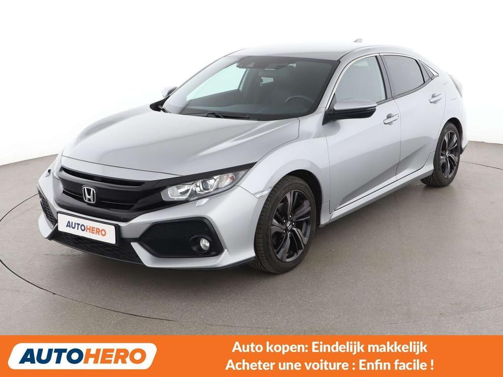 Honda Civic 1.0 VTEC Elegance (bj 2019), Auto's, Honda, USB, Gebruikt, 988 cc, Leder