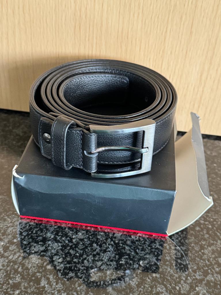 AMG-broeksriem, zwart, B66958988, Kleding | Heren, Riemen en Ceintuurs, Zo goed als nieuw, Riem of Ceintuur, 115 cm of meer, Zwart