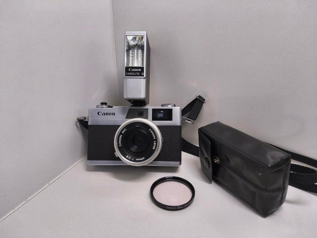 Appareil photo Canon Canonet 28 points et prise de vue avec, TV, Hi-fi & Vidéo, Appareils photo analogiques, Comme neuf, Compact