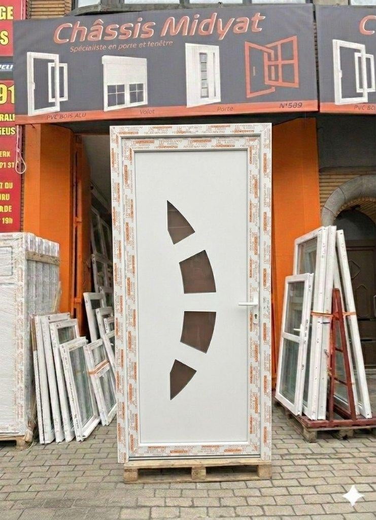 Porte d'entré Pvc 550€, Bricolage & Construction, Enlèvement, Neuf, Fenêtre de façade ou Vitre, Double vitrage