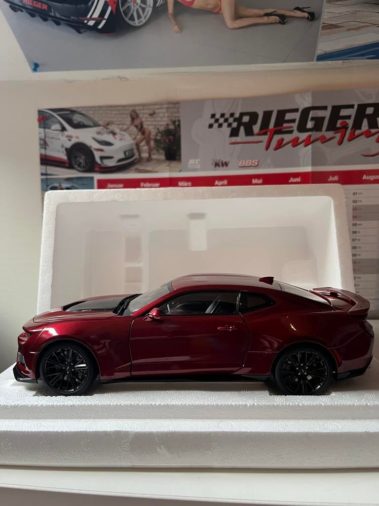 AutoArt Chevrolet Camaro ZL1, Hobby en Vrije tijd, Modelauto's | 1:18, Ophalen, Zo goed als nieuw, Autoart