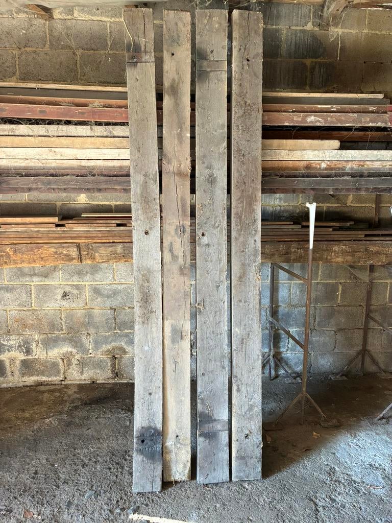 4 Planches de chene et 5 poutres, Enlèvement, Utilisé, 250 cm ou plus, Poutres