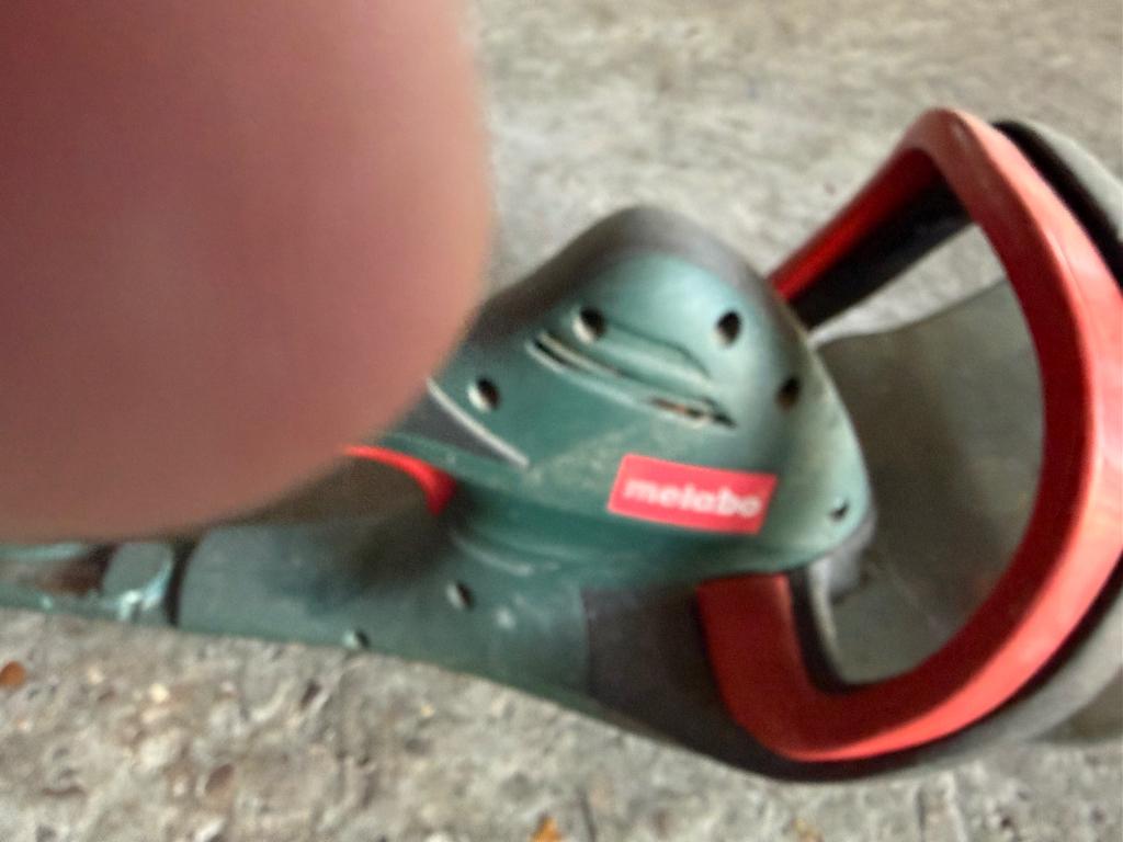 Heggenschaar, Tuin en Terras, Heggenscharen, Ophalen, Gebruikt, Elektrisch, Metabo