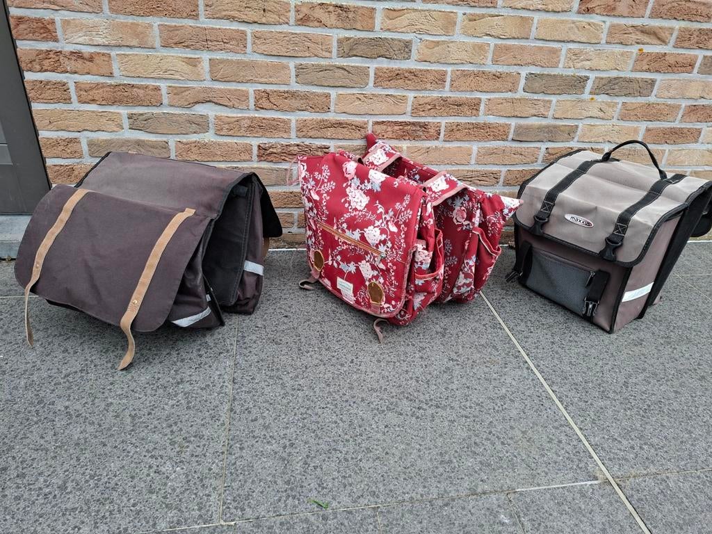 Diverse dubbele fietstassen, Fietsen en Brommers, Ophalen