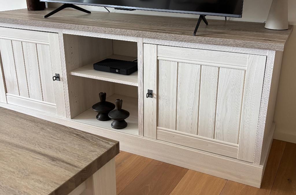 Tv-meubel, Enlèvement, Comme neuf, Autres essences de bois, Landelijk