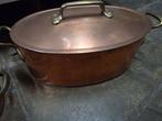 H. Pommiers Bruxelles ovale braadpan (koper), Koper