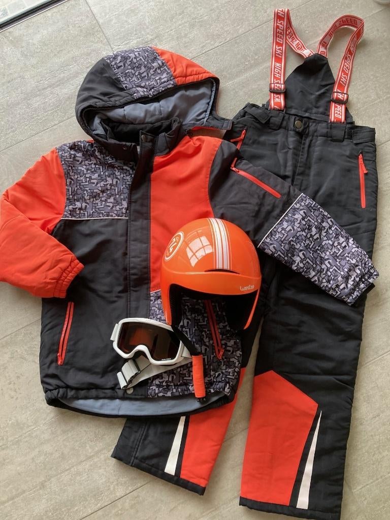 Pakket skikledij van Orchestra 12 jaar. Helm en skibril., Ophalen, Gebruikt, Overige merken