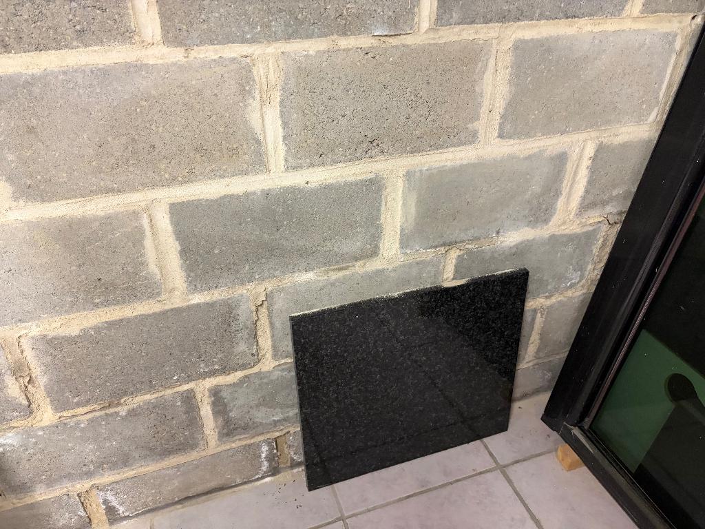 Zwarte graniet Jasberg, Huis en Inrichting, Overige Huis en Inrichting, Zo goed als nieuw, Ophalen
